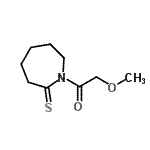 CAS 登录号：121003-13-2， 2-甲氧基-1-(2-硫代-1-氮杂环庚基)乙酮