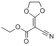 CAS 登录号：121020-70-0， 2-氰基-2-(1,3-二氧戊环-2-亚基)-乙酸乙酯