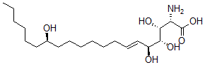 CAS#: 121025-45-4, (E,2S,3R,4R,5S,14R)-2-Amino-3,4,5,14-Tetrahydroxyicos-6-Enoic Acid