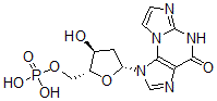 CAS 登录号：121055-52-5， [(2R,3S,5R)-3-羟基-5-(4-氧代-5H-咪唑并[2,1-b]嘌呤-1-基)四氢呋喃-2-基]甲基磷酸二氢酯