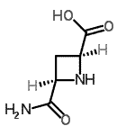 CAS 登录号：121071-82-7， (2S,4R)-4-氨基甲酰-2-吖丁啶羧酸