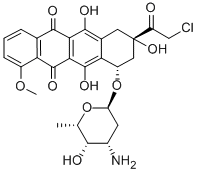 CAS#: 121250-06-4, 14-Chlorodaunorubicin