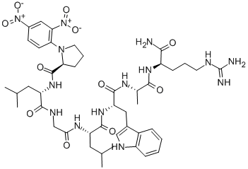 CAS#: 121282-17-5, 1-(2,4-Dinitrophenyl)-L-Prolyl-L-Leucylglycyl-L-Leucyl-L-Tryptophyl-L-Alanyl-D-Argininamide
