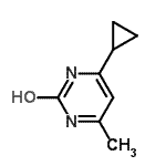 CAS 登录号：121553-48-8， 4-环丙基-6-甲基-2(1H)-嘧啶酮