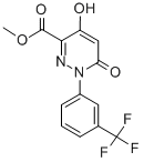 CAS 登录号：121582-55-6， 6-羟基-4-氧代-1-[3-(三氟甲基)苯基]哒嗪-3-羧酸甲酯