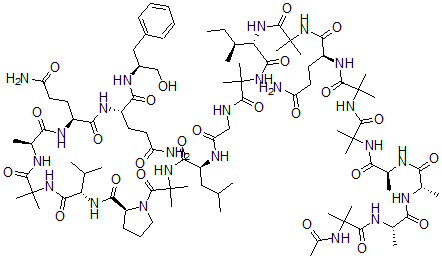 CAS 登录号：121689-06-3， 2-L-丙氨酸-3-L-丙氨酸-6-(2-甲基丙氨酸)-9-L-亮氨酸-17-L-丙氨酸-18-L-谷氨酰胺-丙甲甘肽I