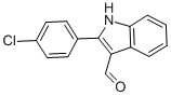 CAS 登录号：1217-83-0， 2-(4-氯苯基)-1H-吲哚-3-甲醛