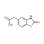CAS#: 121942-09-4, (2-Thioxo-2,3-Dihydro-1,3-Benzothiazol-5-Yl)Acetic Acid