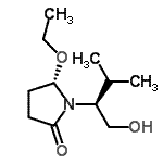 CAS#: 122383-38-4, (5S)-5-Ethoxy-1-[(2S)-1-Hydroxy-3-Methyl-2-Butanyl]-2-Pyrrolidinone