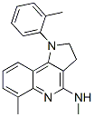 CAS#: 122456-37-5, 1-(2-Methylphenyl)-4-Methylamino-6-Methyl-2,3-Dihydropyrrolo(3,2-c)Quinoline