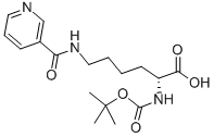 CAS#: 122546-52-5, N2-[(1,1-Dimethylethoxy)Carbonyl]-N6-(3-Pyridinylcarbonyl)-D-Lysine