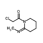 CAS 登录号：122600-28-6， 2-氯-1-[(2Z)-2-(甲基亚胺)-1-哌啶基]乙酮