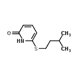 CAS 登录号：122733-80-6， 6-[(3-甲基丁基)硫基]-2(1H)-吡啶酮