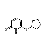 CAS 登录号：122733-85-1， 6-(环戊基硫基)-2(1H)-吡啶酮