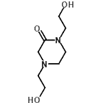 CAS 登录号：122734-17-2， 1,4-二(2-羟基乙基)-2-哌嗪酮