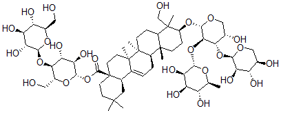 CAS 登录号：122739-11-1， 黄褐毛忍冬甙A