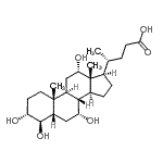 CAS#: 122742-19-2, (3alpha,4beta,5beta,7alpha,12alpha)-3,4,7,12-Tetrahydroxycholan-24-Oic Acid