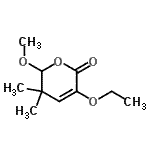 CAS#: 122800-87-7, 3-Ethoxy-6-Methoxy-5,5-Dimethyl-5,6-Dihydro-2H-Pyran-2-One