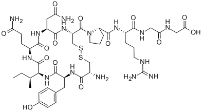 CAS 登录号：122842-55-1， 8-L-精氨酸-9a-甘氨酸-缩宫素