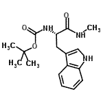 CAS#: 122900-21-4, N-Methyl-Nalpha-{[(2-Methyl-2-Propanyl)Oxy]Carbonyl}-L-Tryptophanamide