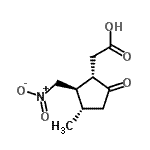 CAS#: 123000-45-3, [(1S,2R,3S)-3-Methyl-2-(Nitromethyl)-5-Oxocyclopentyl]Acetic Acid