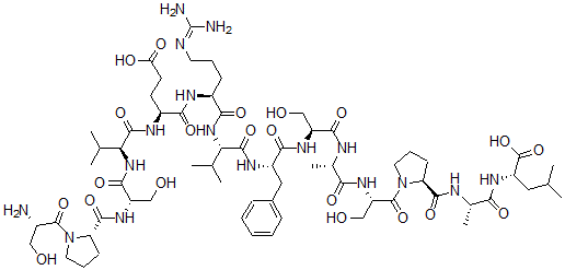 CAS 登录号：123001-63-8， 丝氨酰-脯氨酰-丝氨酰-缬氨酰-谷氨酰-精氨酰-缬氨酰-苯丙氨酰-丝氨酰-丙氨酰-丝氨酰-脯氨酰-丙氨酰-亮氨酸