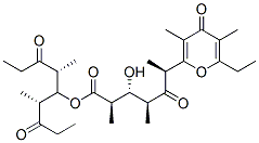 CAS#: 123003-47-4, [(4S,6S)-4,6-Dimethyl-3,7-Dioxononan-5-Yl] 6-(6-Ethyl-3,5-Dimethyl-4-Oxopyran-2-Yl)-3-Hydroxy-2,2,4-Trimethyl-5-Oxohexanoate