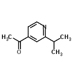 CAS 登录号：123005-19-6， 1-(2-异丙基-4-吡啶基)乙酮
