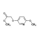 CAS#: 123022-16-2, Methyl [(6-Methoxy-3-Pyridinyl)Oxy]Acetate