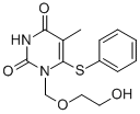 CAS#: 123027-56-5, 1-(2-Hydroxyethoxymethyl)-5-Methyl-6-Phenylsulfanylpyrimidine-2,4-Dione