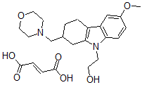 CAS#: 123063-92-3, 1,2,3,4-Tetrahydro-6-methoxy-alpha-(4-morpholinylmethyl)-9H-carbazole-9-ethanol fumarate
