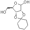 CAS#: 123168-27-4, 2,3-O-1,1-Cyclohexanediyl-D-Ribofuranose