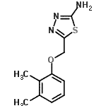 CAS#: 123217-00-5, 5-[(2,3-Dimethylphenoxy)Methyl]-1,3,4-Thiadiazol-2-Amine