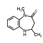 CAS#: 123229-11-8, 1,4-Dimethyl-1,3,4,5-Tetrahydro-2H-1,5-Benzodiazepine-2-Thione