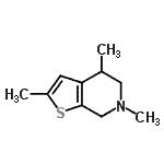 CAS#: 123279-75-4, 2,4,6-Trimethyl-4,5,6,7-Tetrahydrothieno[2,3-c]Pyridine