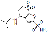 CAS#: 123291-07-6, 4-(2-Methylpropylamino)-7,7-Dioxo-5,6-Dihydro-4H-Thieno[5,4-b]Thiopyran-2-Sulfonamide