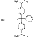 CAS#: 123333-61-9, Bis[4-(Dimethylamino)Phenyl](Phenyl)Methanol Hydrochloride (1:1)