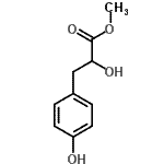CAS 登录号：123359-32-0， 甲基2-羟基-3-(4-羟基苯基)丙酸酯