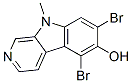 CAS 登录号：123363-40-6， 5,7-二溴-9-甲基吡啶并[3,4-b]吲哚-6-醇