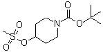 CAS 登录号：123387-50-8， 4-[(甲基磺酰基)氧基]-1-哌啶羧酸叔丁酯