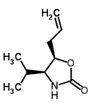 CAS 登录号：123411-93-8， (4S,5R)-5-烯丙基-4-异丙基-1,3-恶唑烷-2-酮