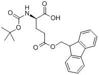 CAS 登录号：123417-20-9， N-[(1,1-二甲基乙氧基)羰基]-D-谷氨酸 5-(9H-芴-9-基甲基)酯