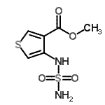 CAS 登录号：123420-28-0， 甲基4-(氨基磺酰基氨基)-3-噻吩羧酸酯
