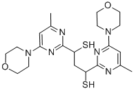 CAS#: 123427-18-9, 4-Methyl-6-[3-(6-Methyl-2-Morpholin-4-Ylpyrimidin-4-Yl)Sulfanylpropylsulfanyl]-2-Morpholin-4-Ylpyrimidine
