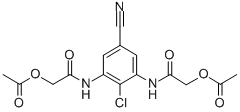 CAS 登录号：123548-56-1， [2-[[3-[(2-乙酰氧基乙酰基)氨基]-2-氯-5-氰基苯基]氨基]-2-氧代乙基]乙酸酯