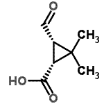 CAS#: 123620-81-5, (1R,3S)-3-Formyl-2,2-Dimethylcyclopropanecarboxylic Acid