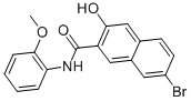 CAS 登录号：1237-75-8， 7-溴-3-羟基-N-(2-甲氧基苯基)-2-萘甲酰胺