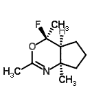 CAS#: 123766-47-2, (4S,4aS,7aR)-4-Fluoro-2,4,7A-Trimethyl-4,4A,5,6,7,7A-Hexahydrocyclopenta[d][1,3]Oxazine