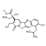 CAS 登录号：123949-08-6， (2S)-2-{1-[(二甲基氨基)甲基]-2-羟基-8-(羟基甲基)-9-氧代-9,11-二氢吲嗪[1,2-b]喹啉-7-基}-2-羟基丁酸钠