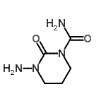 CAS 登录号：123981-22-6， 3-氨基-2-氧代四氢-1(2H)-嘧啶甲酰胺